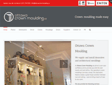 Tablet Screenshot of ottawacrownmoulding.ca